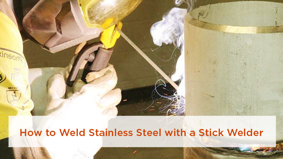 Stainless steel SMAW: short arc, stringer bead, controlled heat on 304 plate