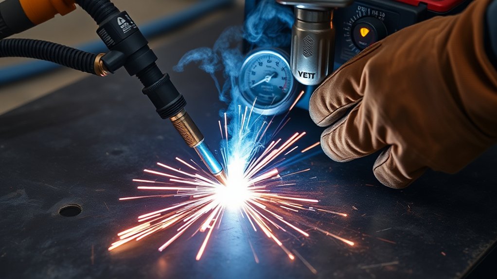 adjust amperage air distance