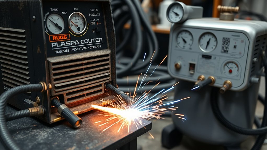 compressor specs for plasma cutting