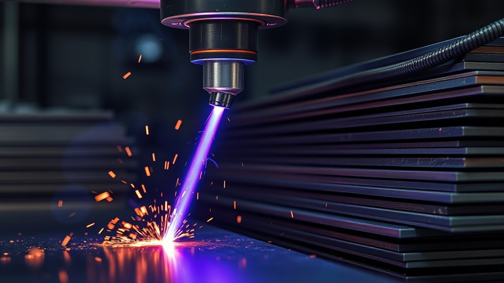 controlled plasma cutting process