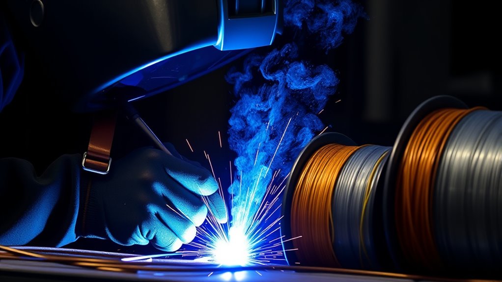 filler material enhances weld quality