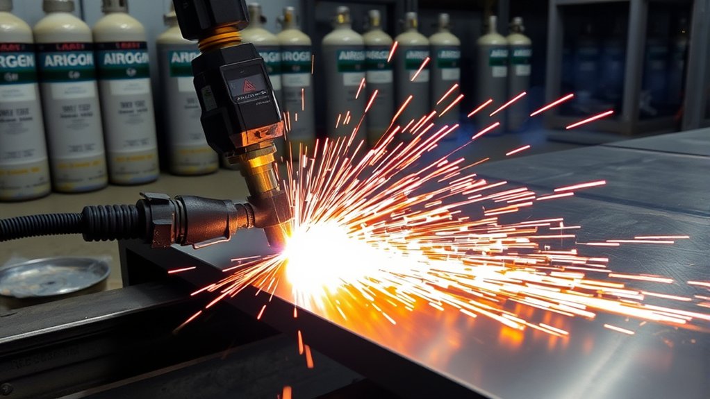 gas selection for aluminum