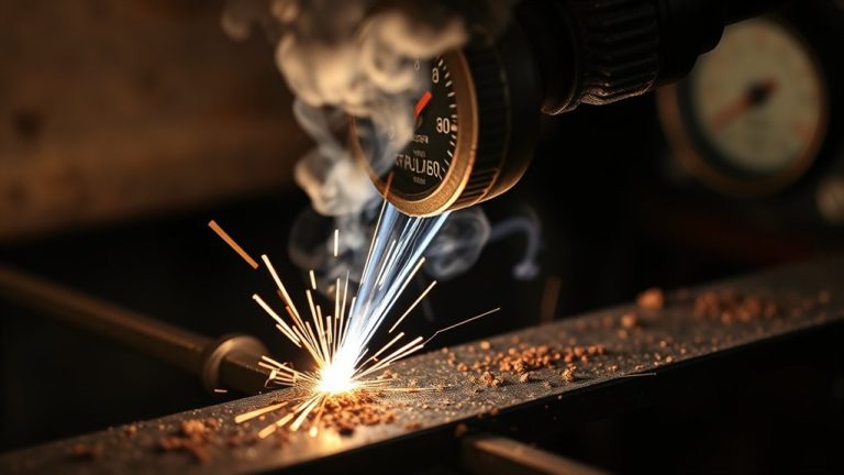 insufficient pressure for cutting