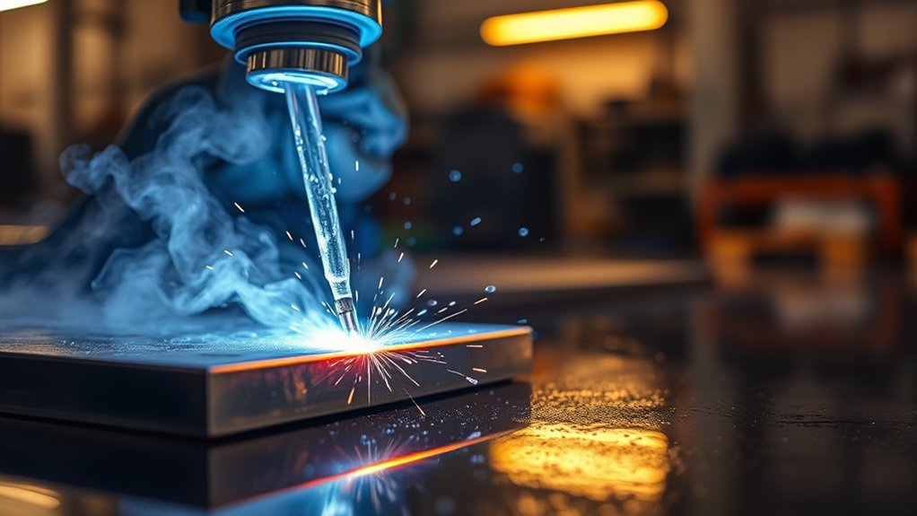 nitrogen water plasma cutting process