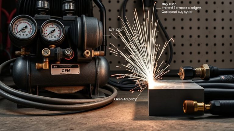 plasma cutter air compressor specifications