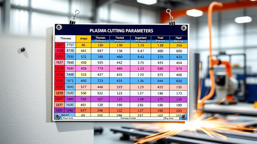 Plasma Cutting Speed Chart Guide: Settings & Amperage