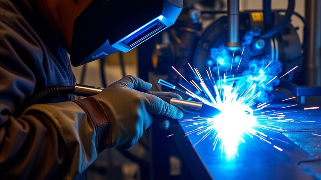 precision welding with coatings