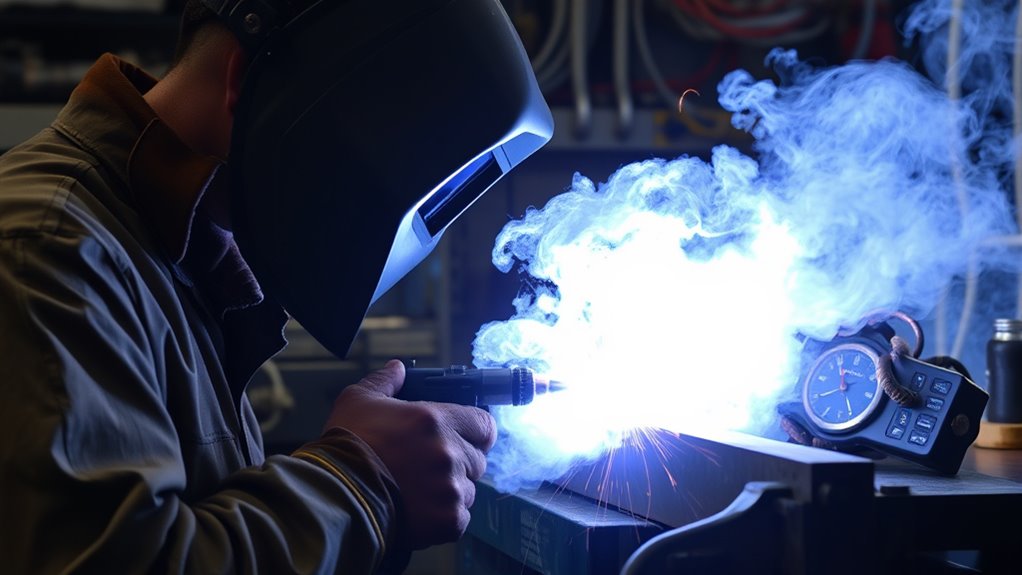 shielding gas ensures weld integrity