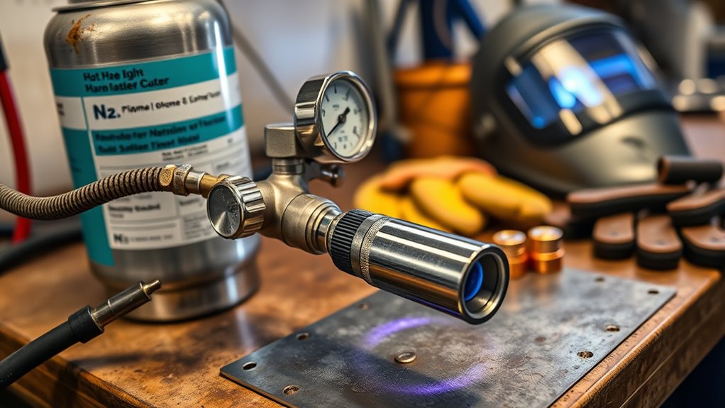 stable nitrogen supply setup
