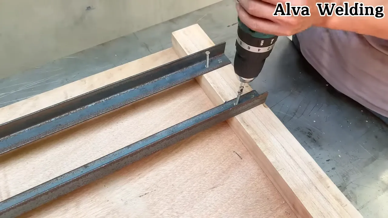 Final jig setup clamped to a workpiece