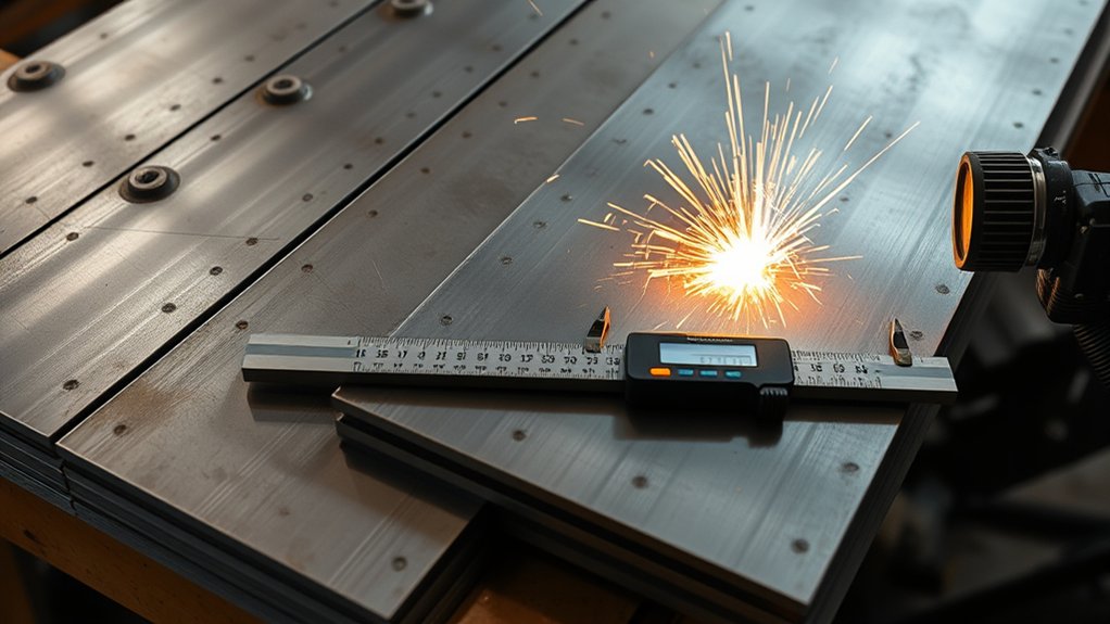 adjustments for steel thickness