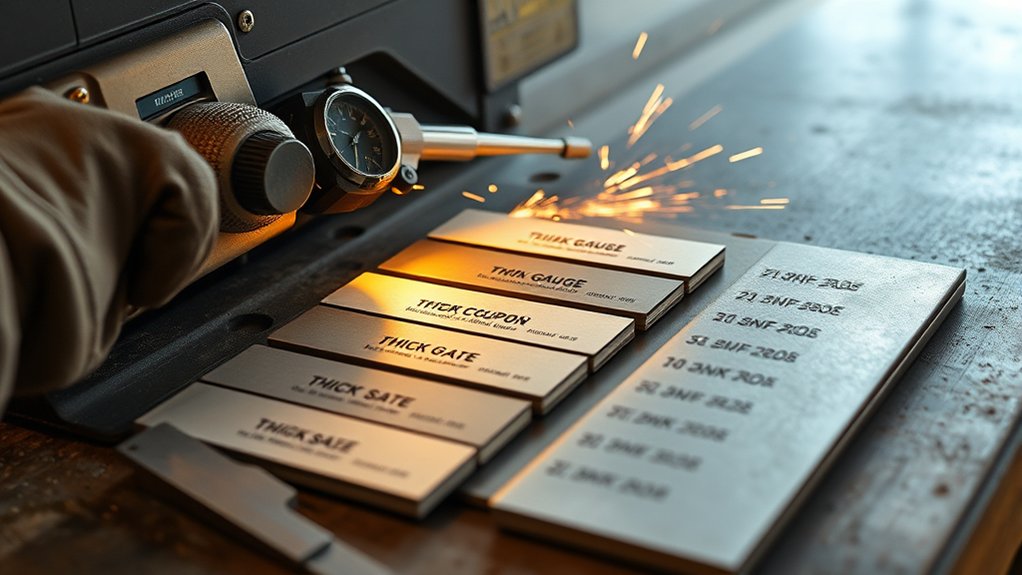amperage adjustments for thickness