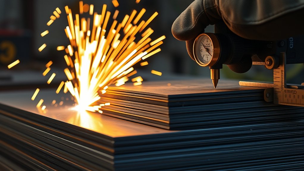 amperage affects steel cutting