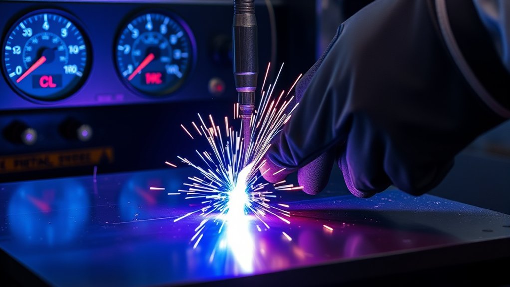 amperage controls cutting thickness