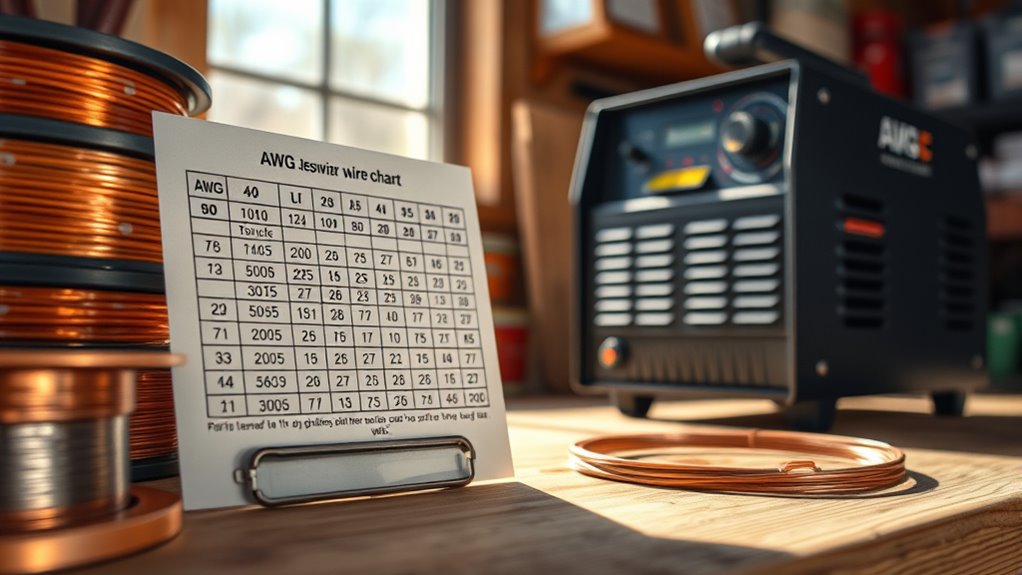 awg chart wire sizing