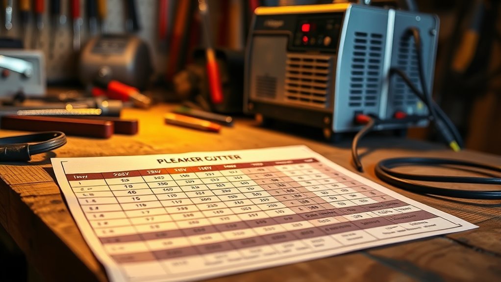 breaker size for plasma cutter