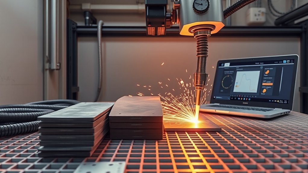 cnc plasma cutting setup