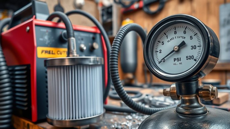 connecting plasma cutter compressor