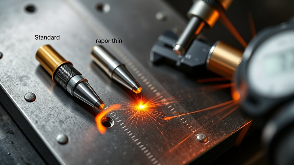 control kerf for precision