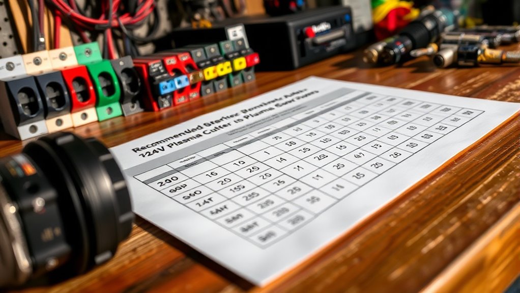 correct breaker size needed