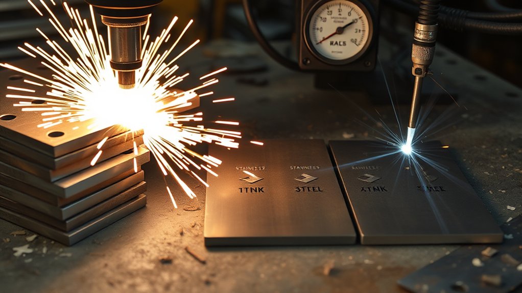 cutting capacities by material