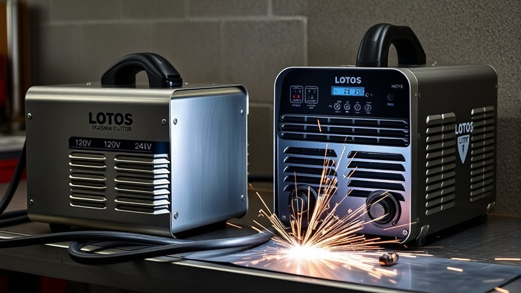 dual voltage cutting flexibility