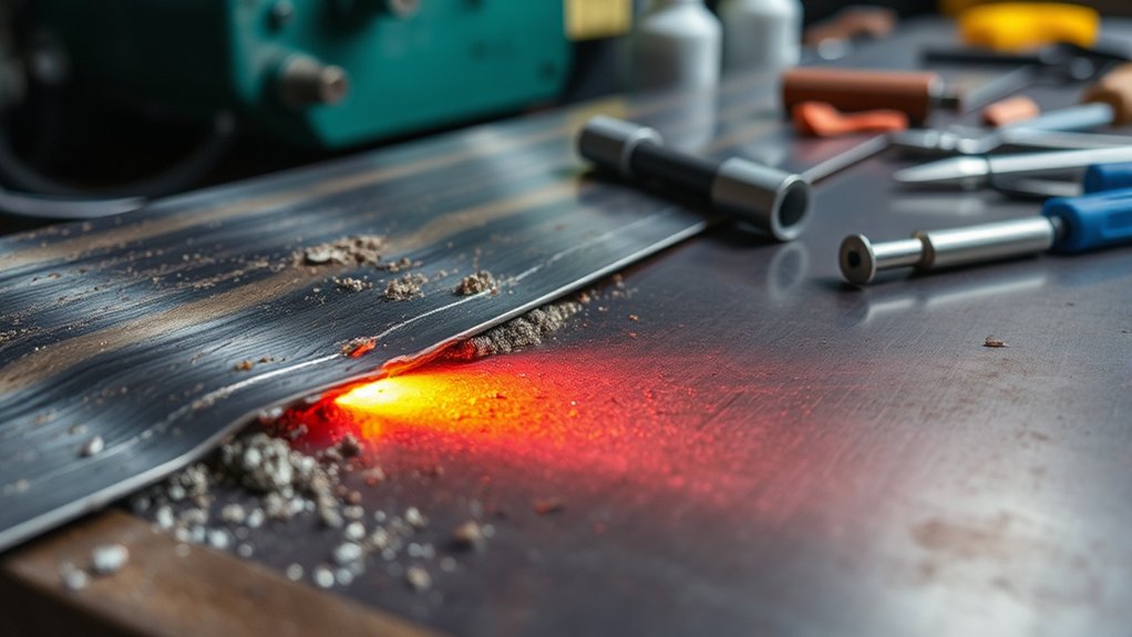 heat affected zone management