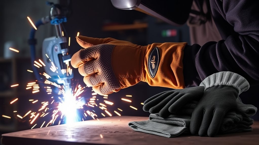 heat resistant cut protective gloves