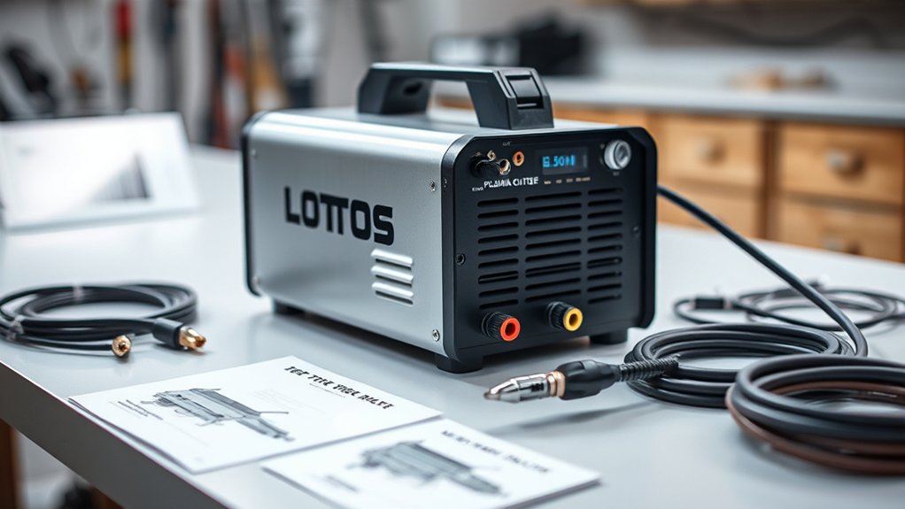 lotos plasma cutter setup