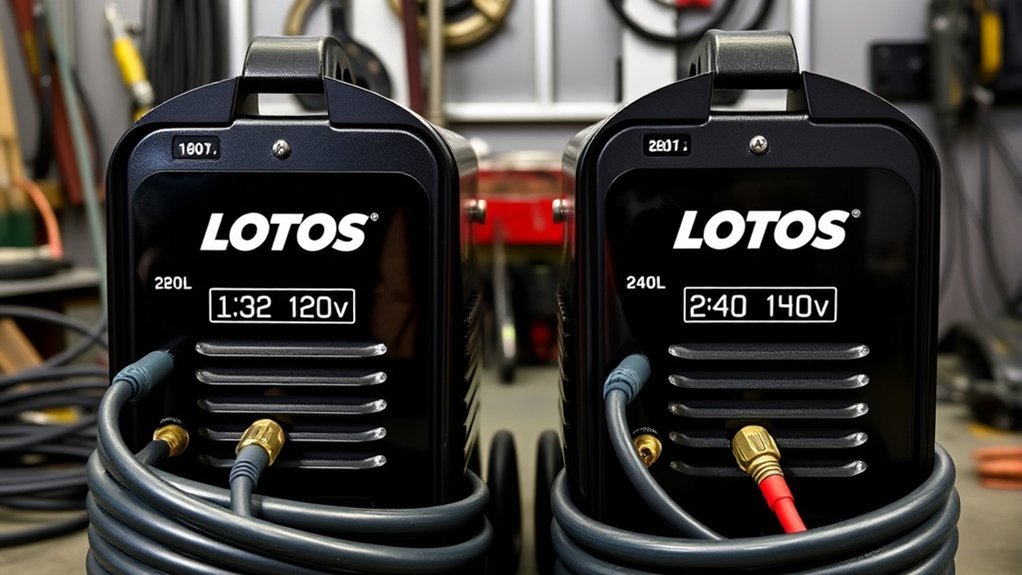 lotos plasma cutter voltage comparison