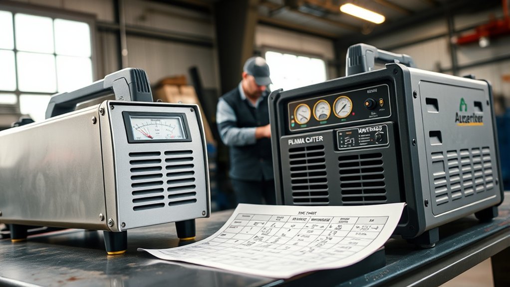 match generator to cutter