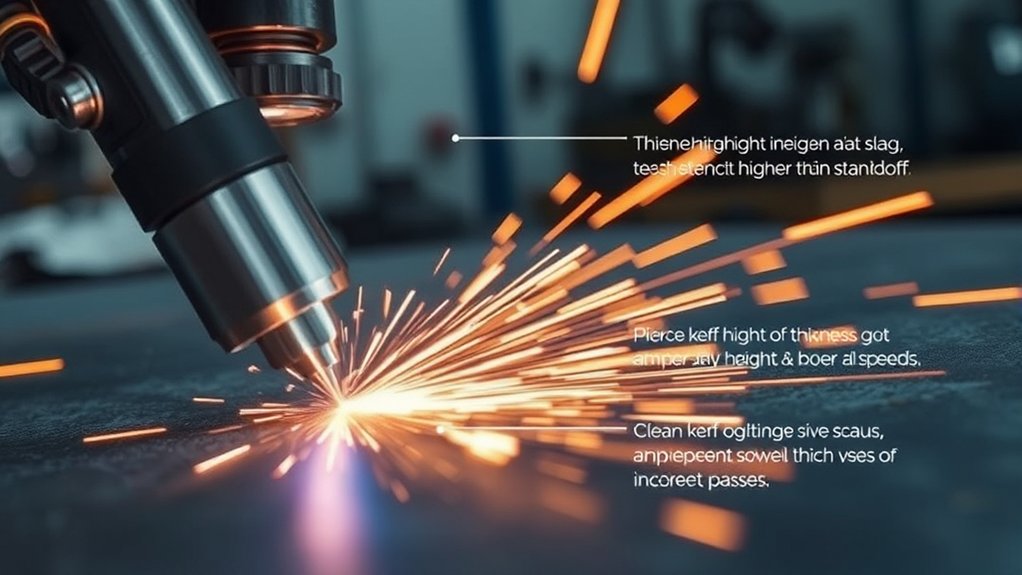 pierce height and standoff optimization