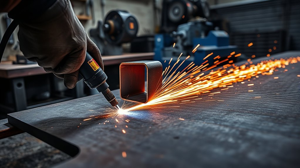 pilot arc cutting efficiency