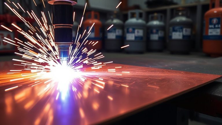 plasma cutter copper settings
