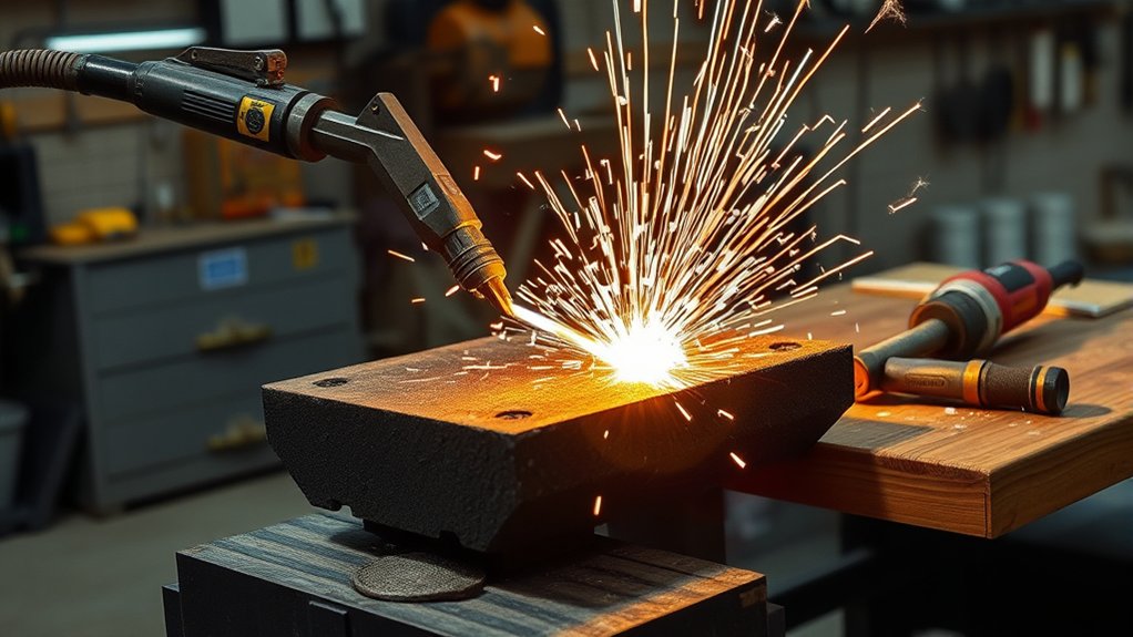 plasma cutting cast iron preparation