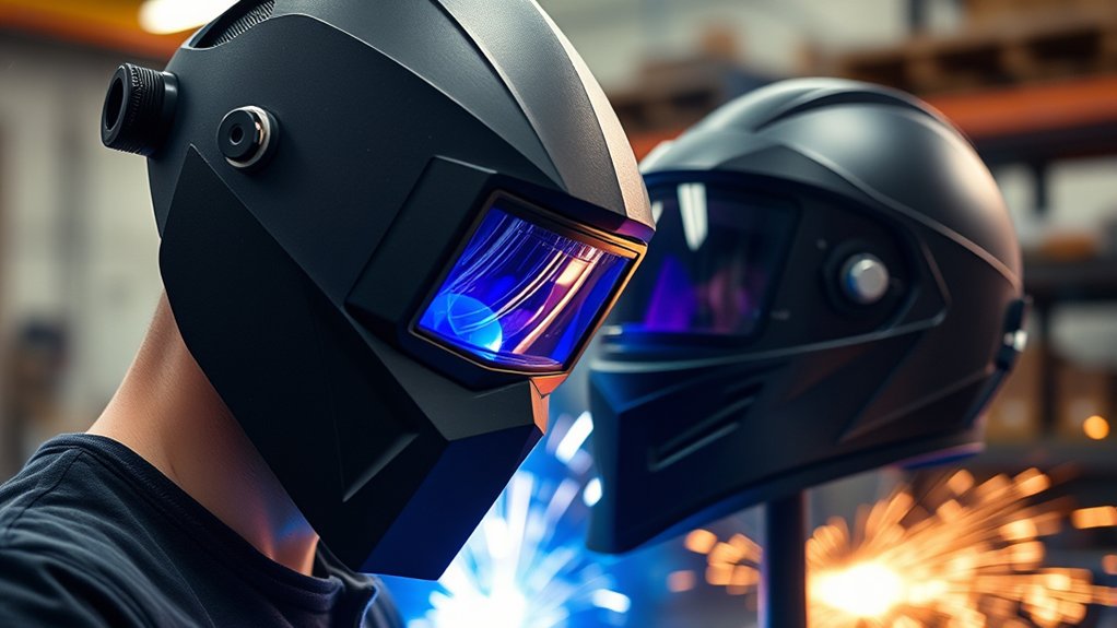 plasma cutting helmet protection