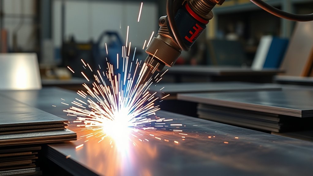 plasma cutting mild steel