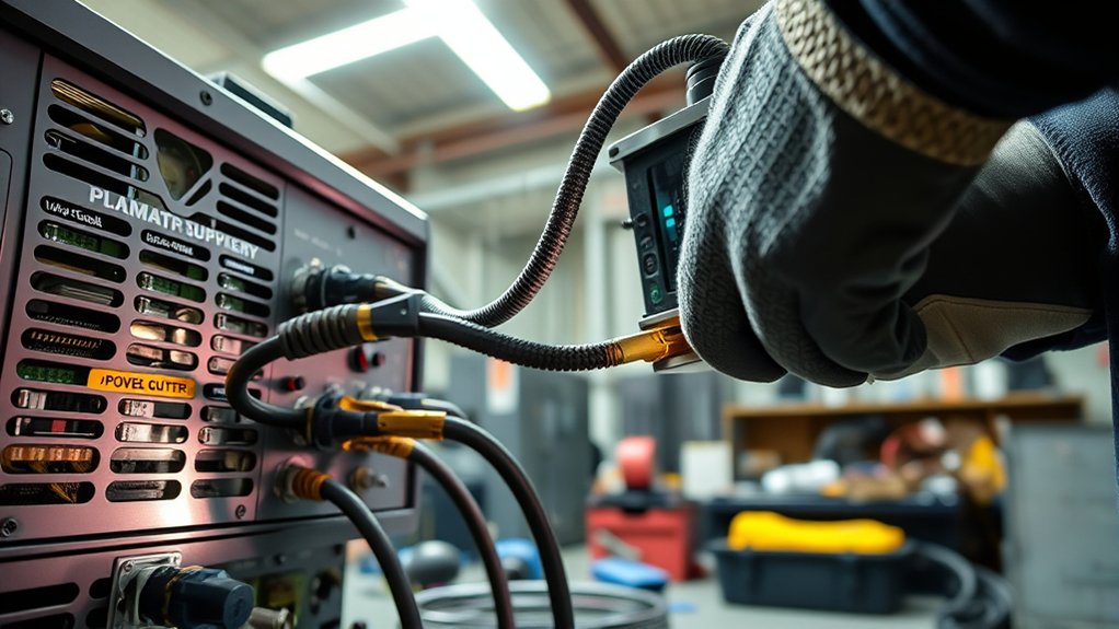 power supply connection precautions