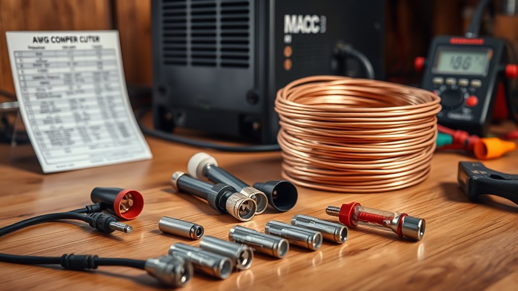 proper grounding and connectors