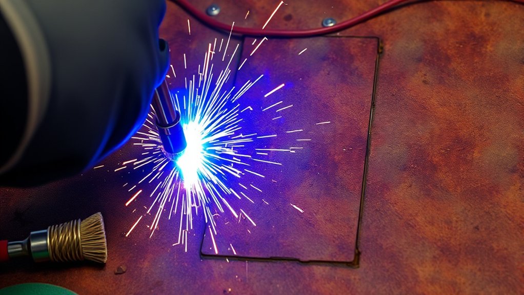 rusty metal cutting challenges