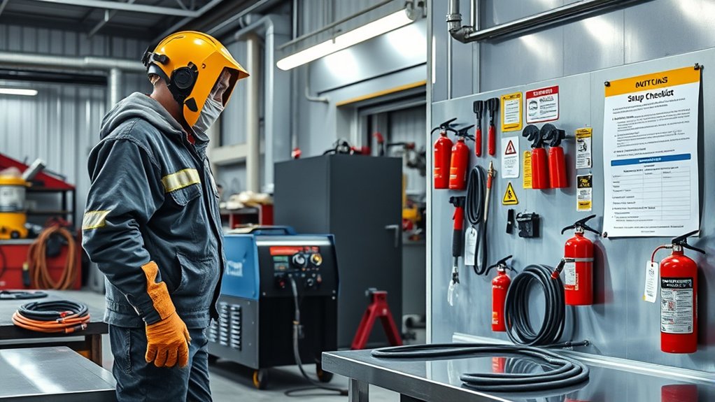 safe plasma cutting setup