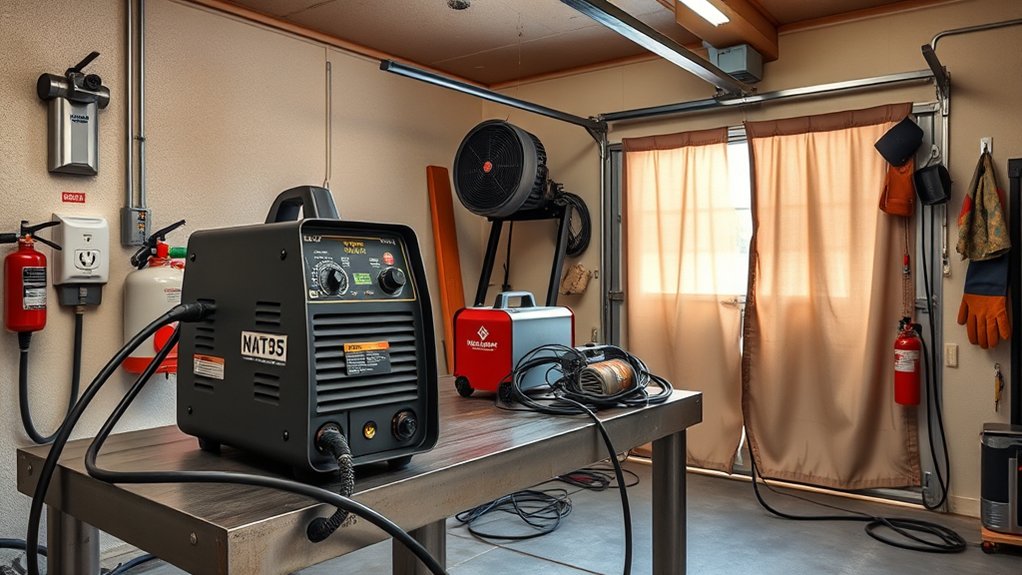 safety and ventilation setup