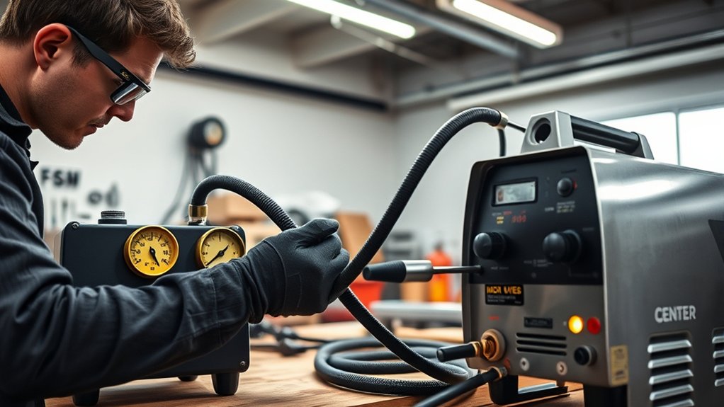 safety gear and ventilation