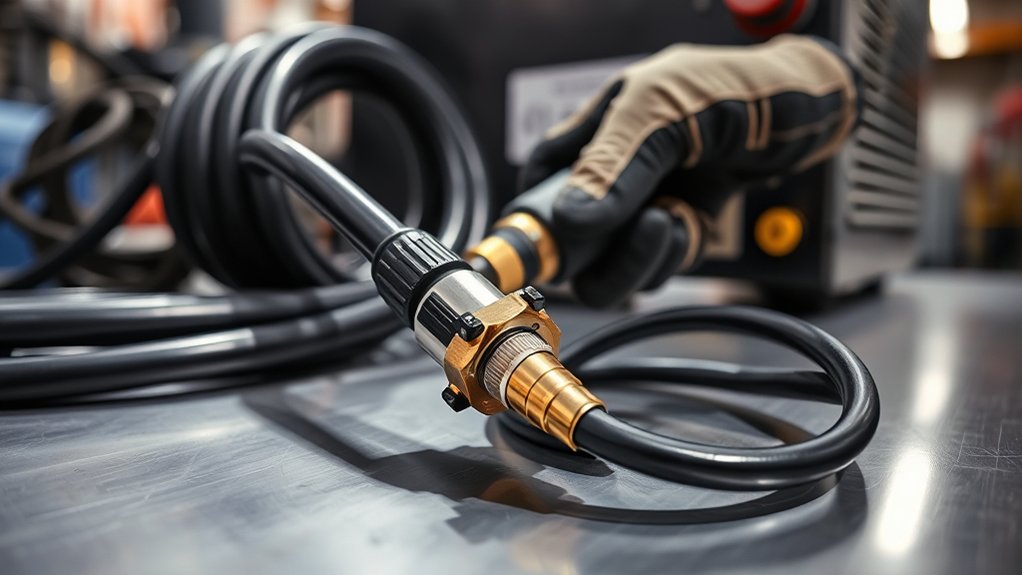 secure plasma cutter cable