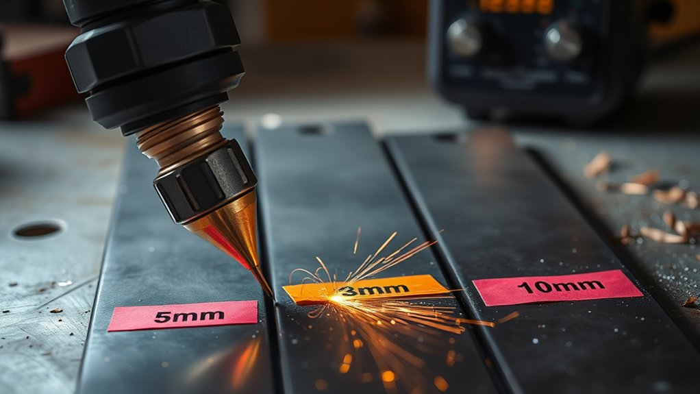 tip amperage and material