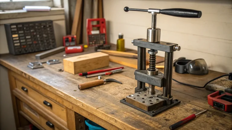 DIY bottle jack press