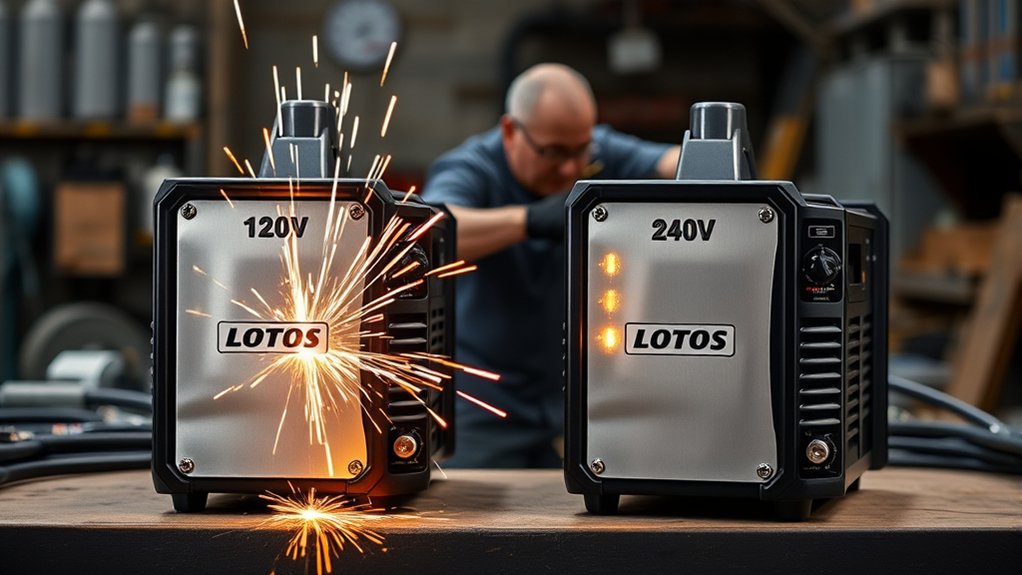versatile dual voltage plasma cutters