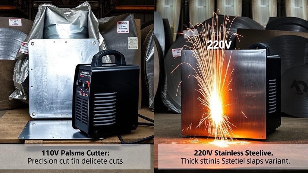 voltage affects cutting capability