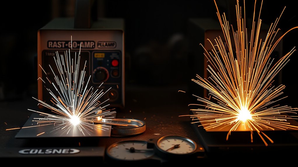 voltage affects cutting thickness