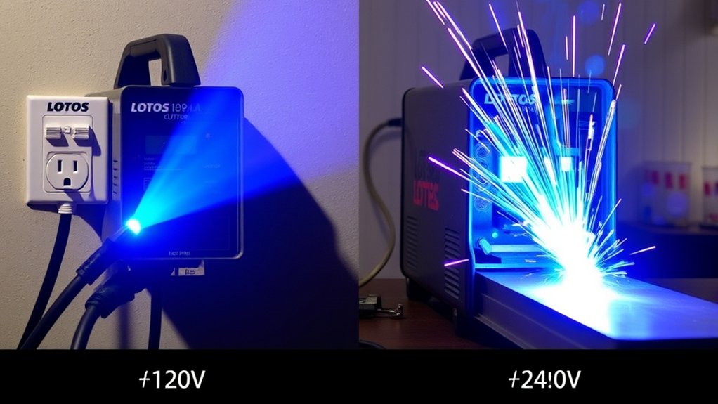 voltage impacts cutting efficiency
